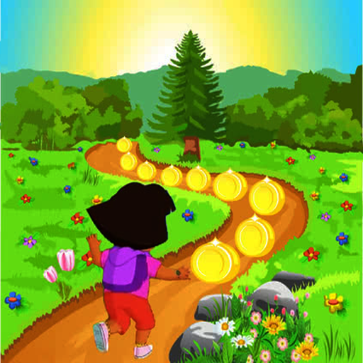 Temple Princess Dora Jungle Servival Run 3D截图1