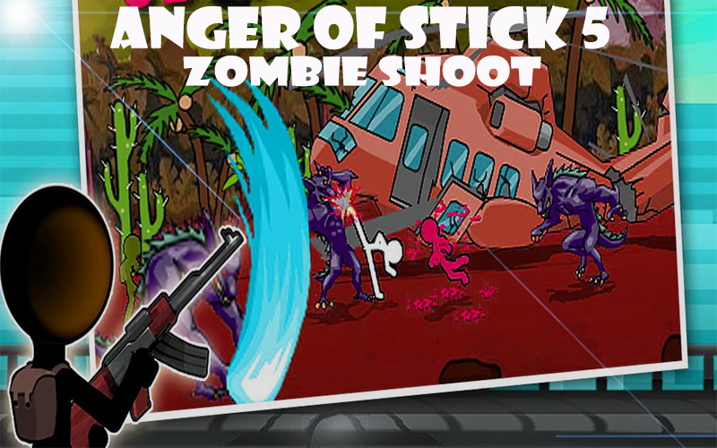 Anger of Stick 5 Zombie Shoot截图4