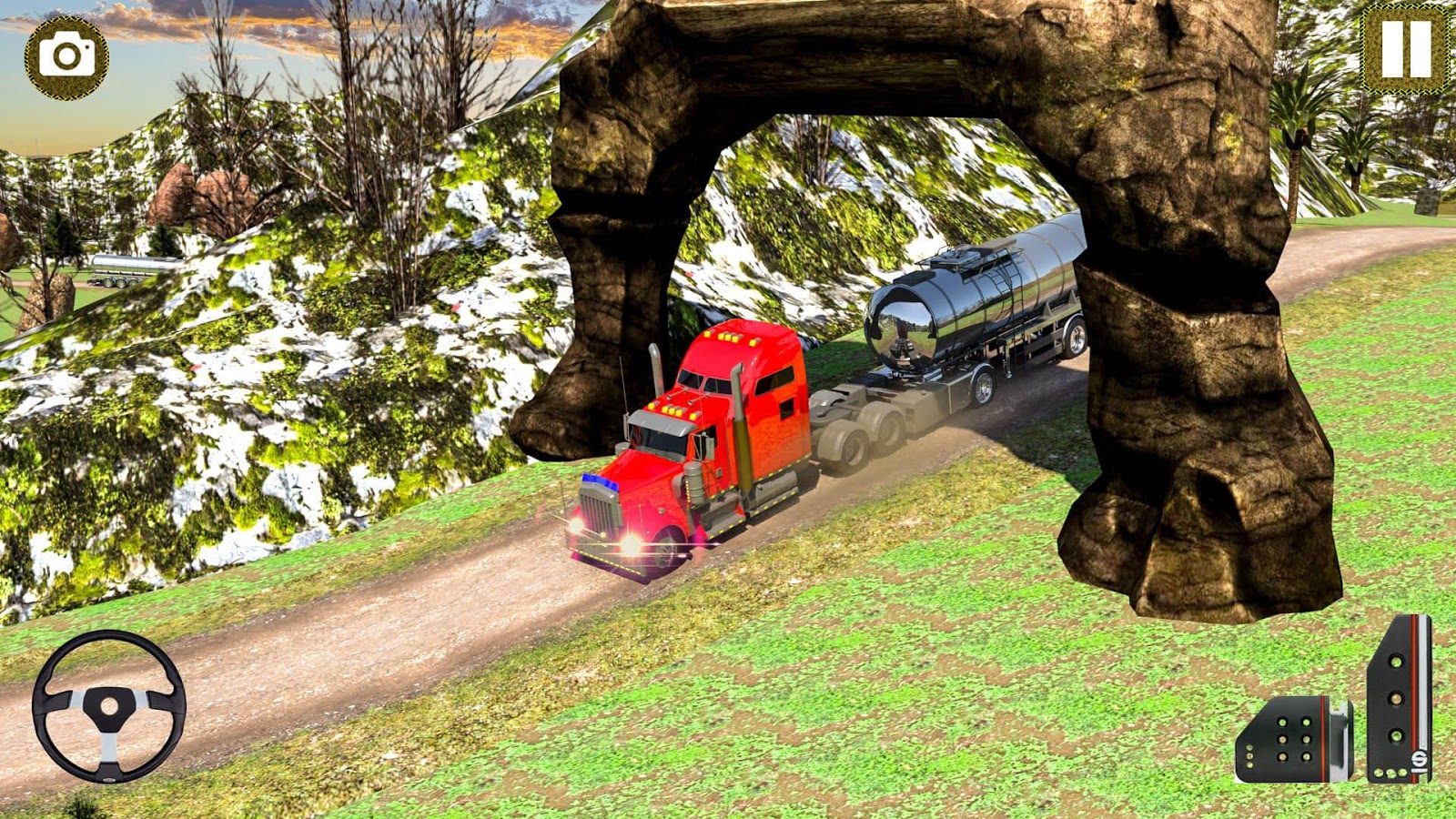 Offroad Oil Tanker Transport - Fuel Simulator 2018截图1