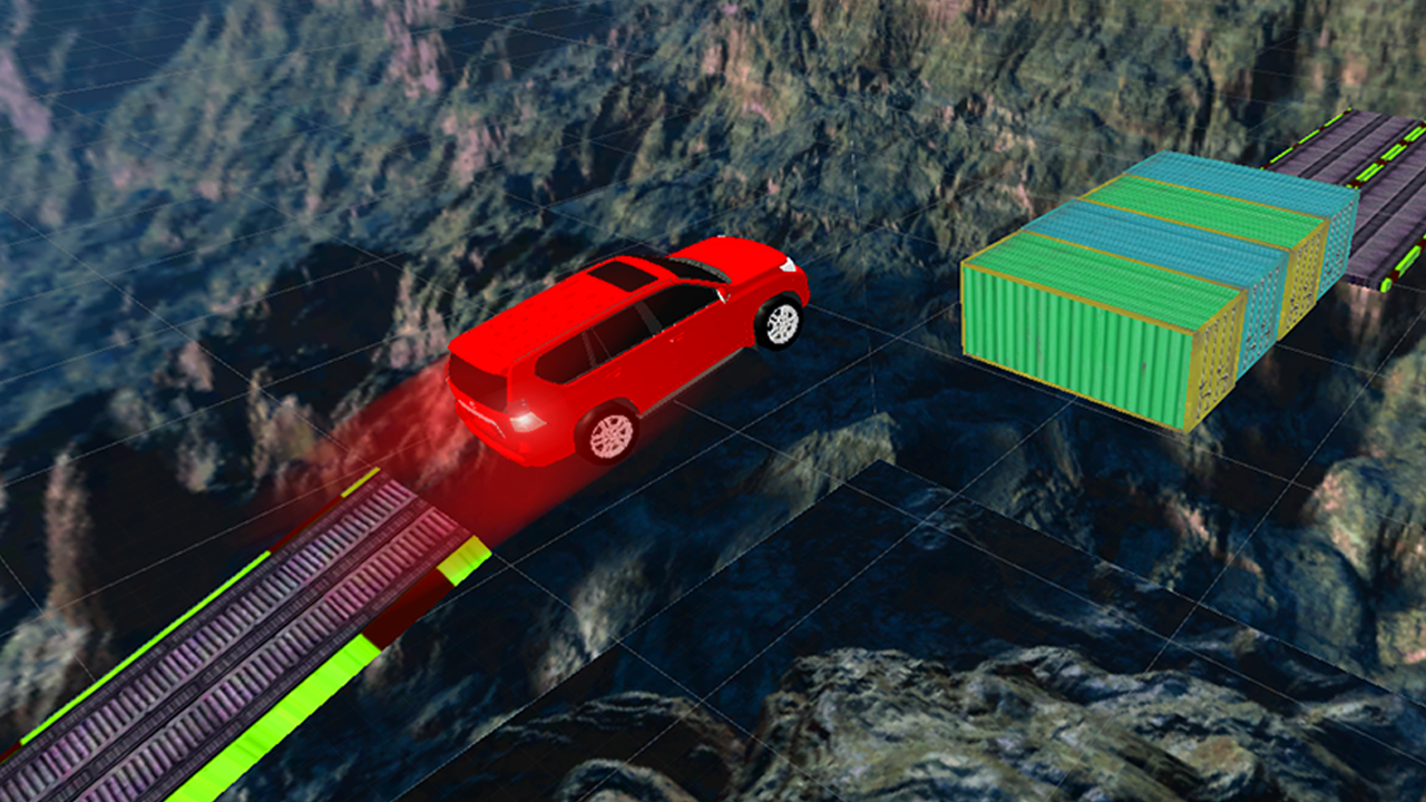 Prado Drive Mid Air Ramps: Sky Tracks 3D Game截图4