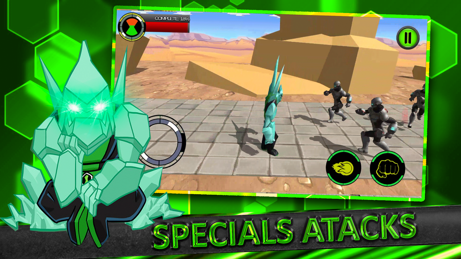 Ultimate Ben 10 Force 3D - World Defender截图2