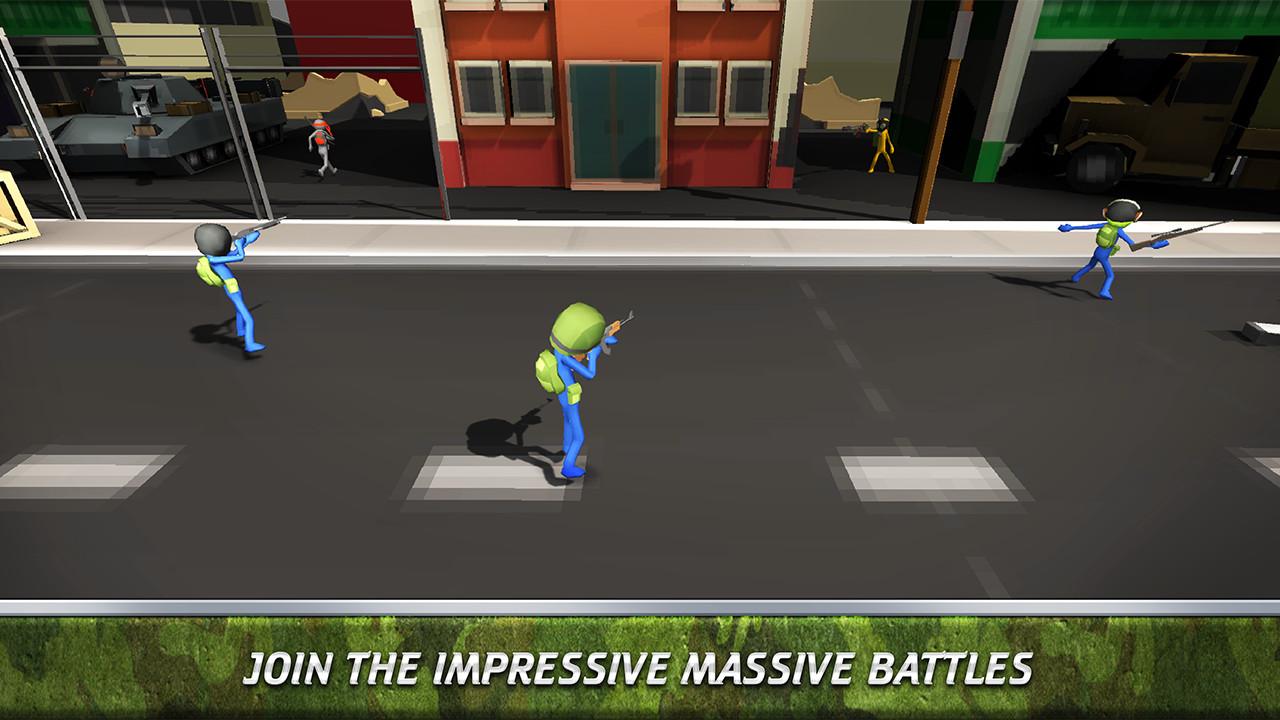 Sticked Man Tactical Battle 3D - Epic Warriors截图3