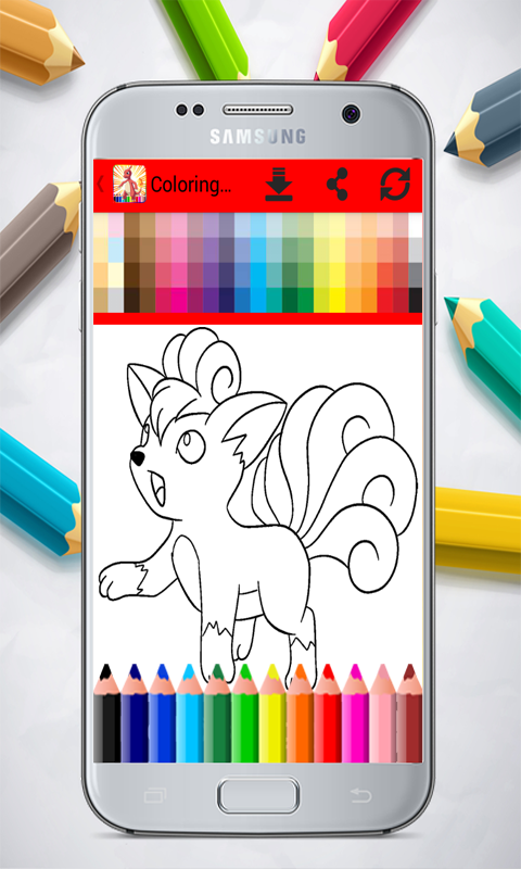 Coloring Book for Pokemo截图1