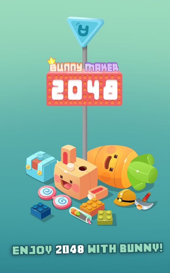 2048 : Bunny Maker - the block toys截图4