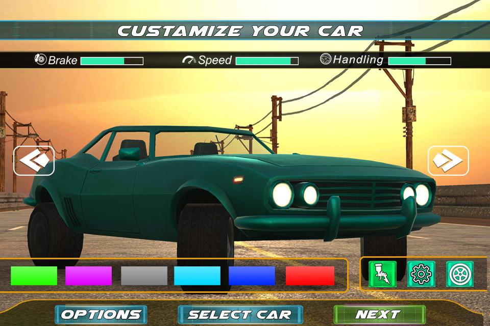 Traffic Car Highway - American Muscle Cars Racing截图4