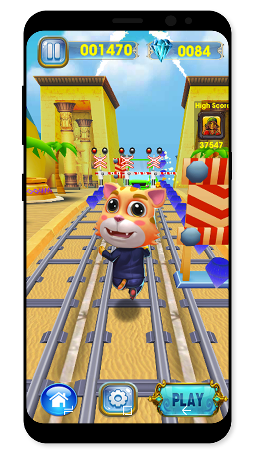 Cat Runner-Online Rush Subway Sonic Talking Pet截图5