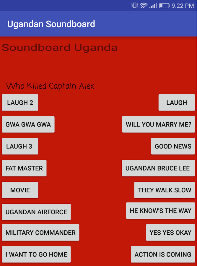 Ugandan Soundboard截图2