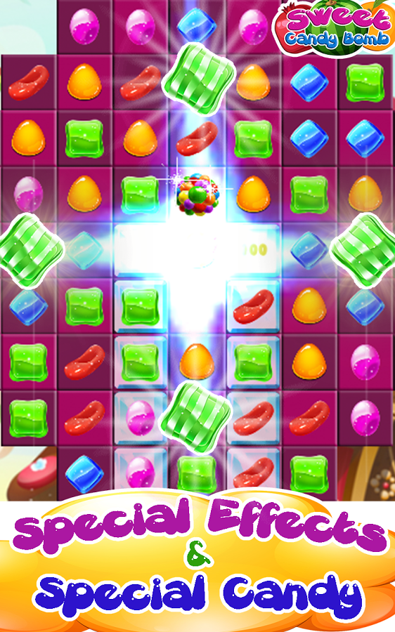 Sweet Candy Garden - Match 3 Game截图3