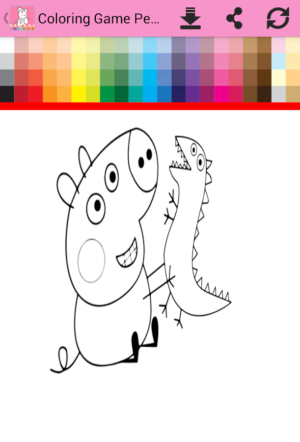 Coloring Game Pepa截图3