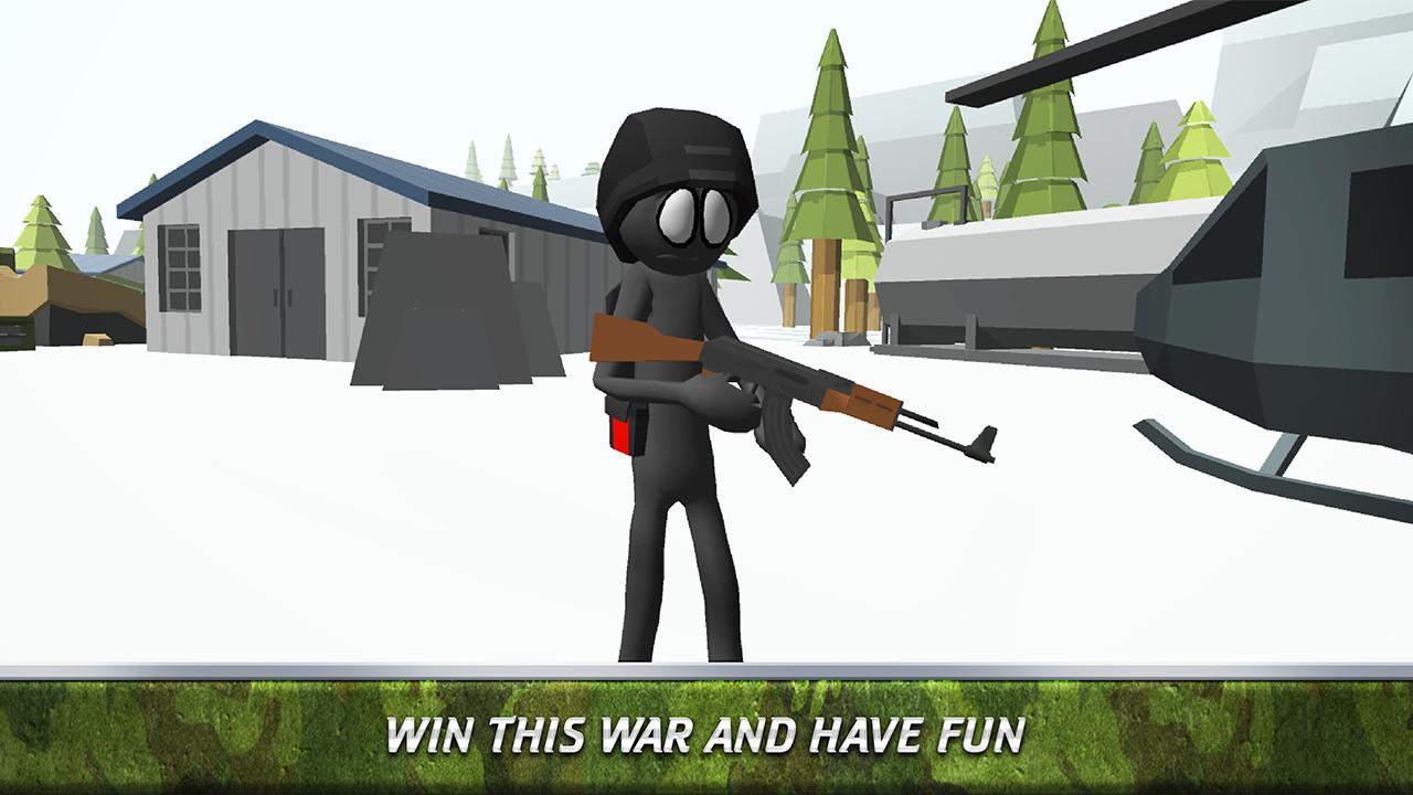 Sticked Man Tactical Battle 3D - Epic Warriors截图1