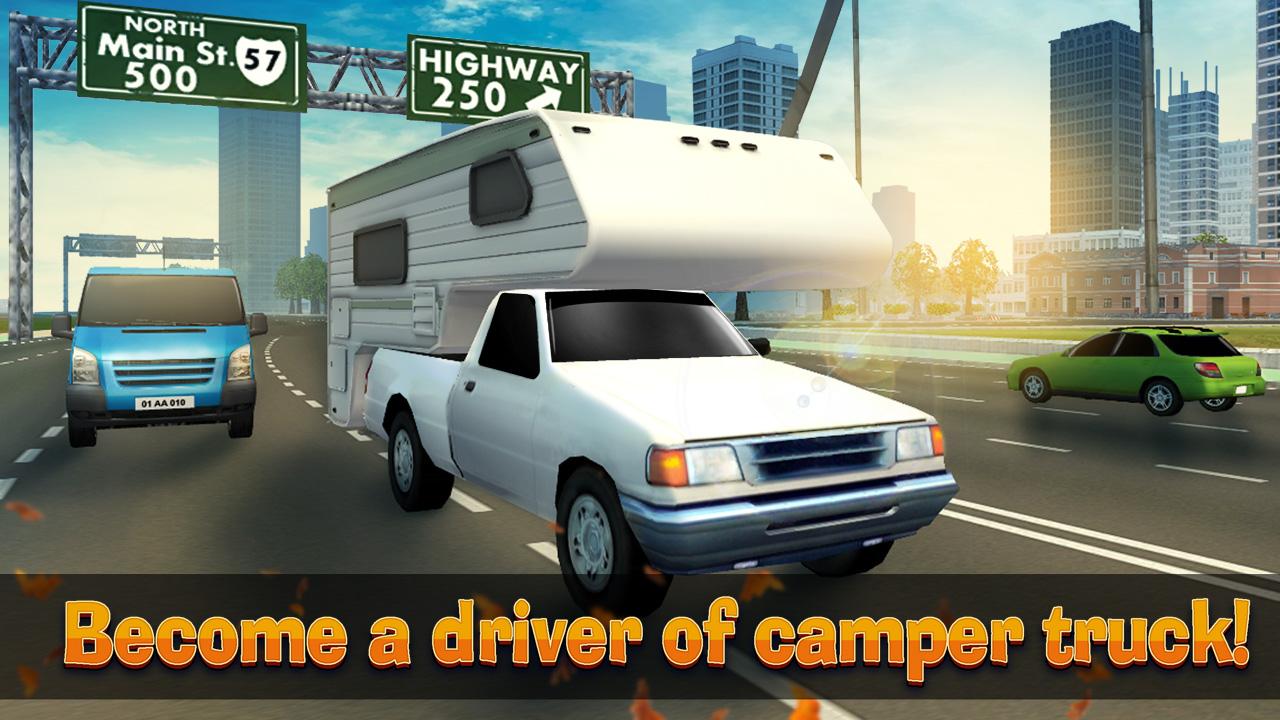 Camper Van Simulator - Park Caravan Truck截图4