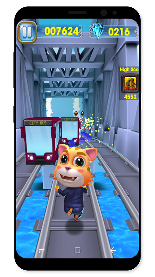 Cat Runner-Online Rush Subway Sonic Talking Pet截图3