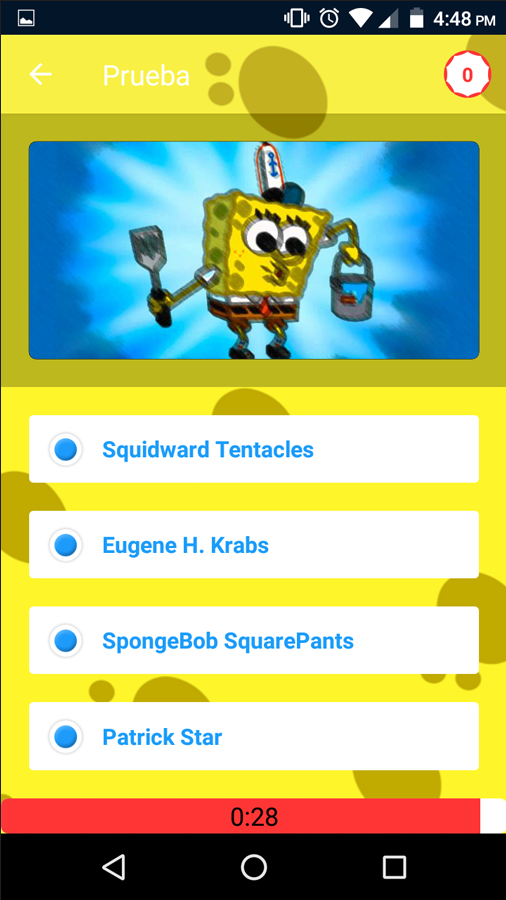 Adivina la frase de Bob Esponja Trivia Quiz截图3