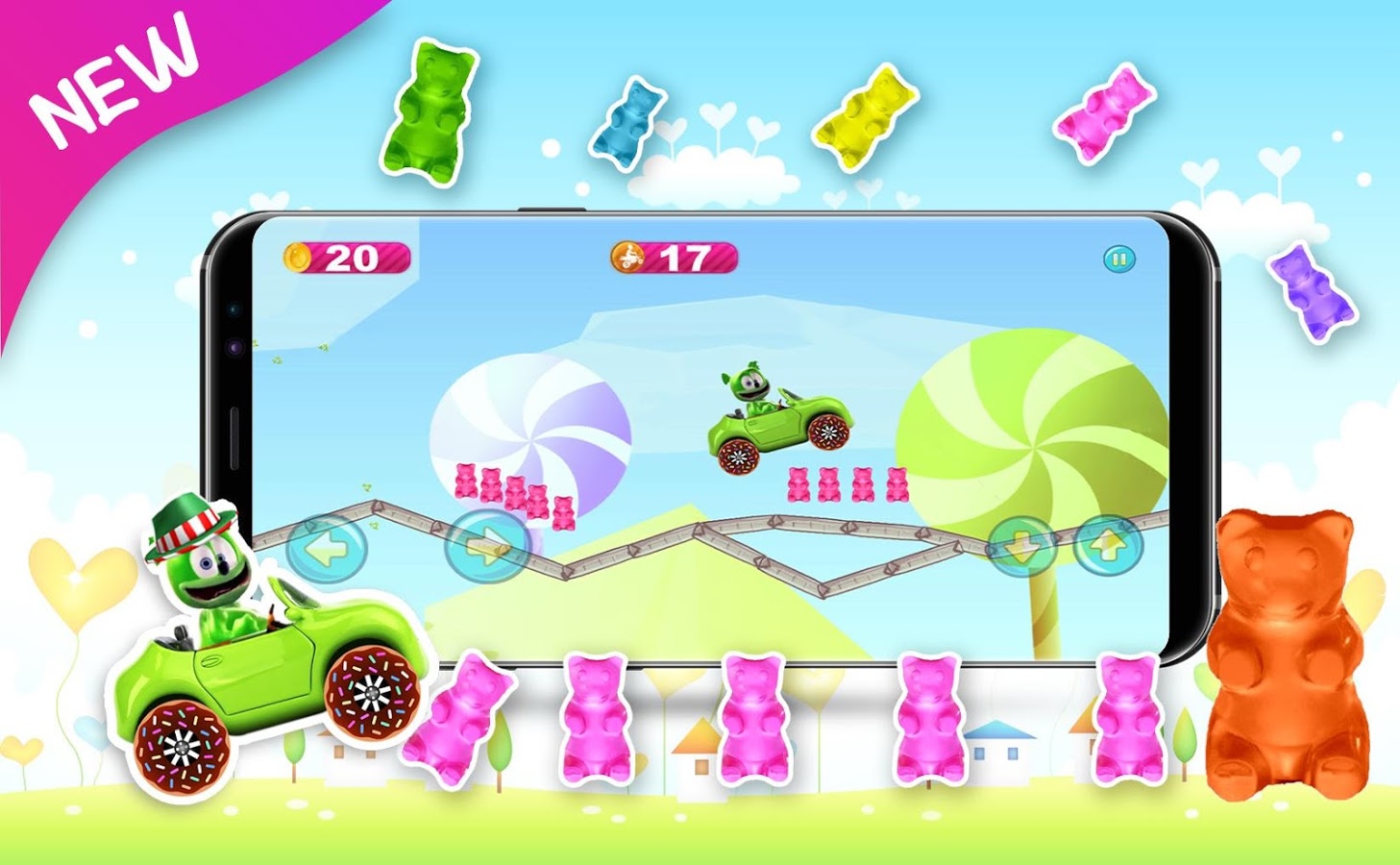 Candy Gummy Bear Climber截图3