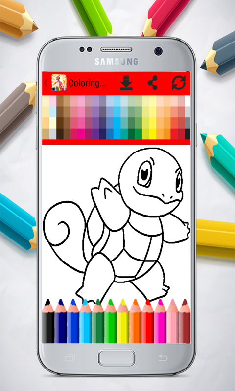 Coloring Book for Pokemo截图2