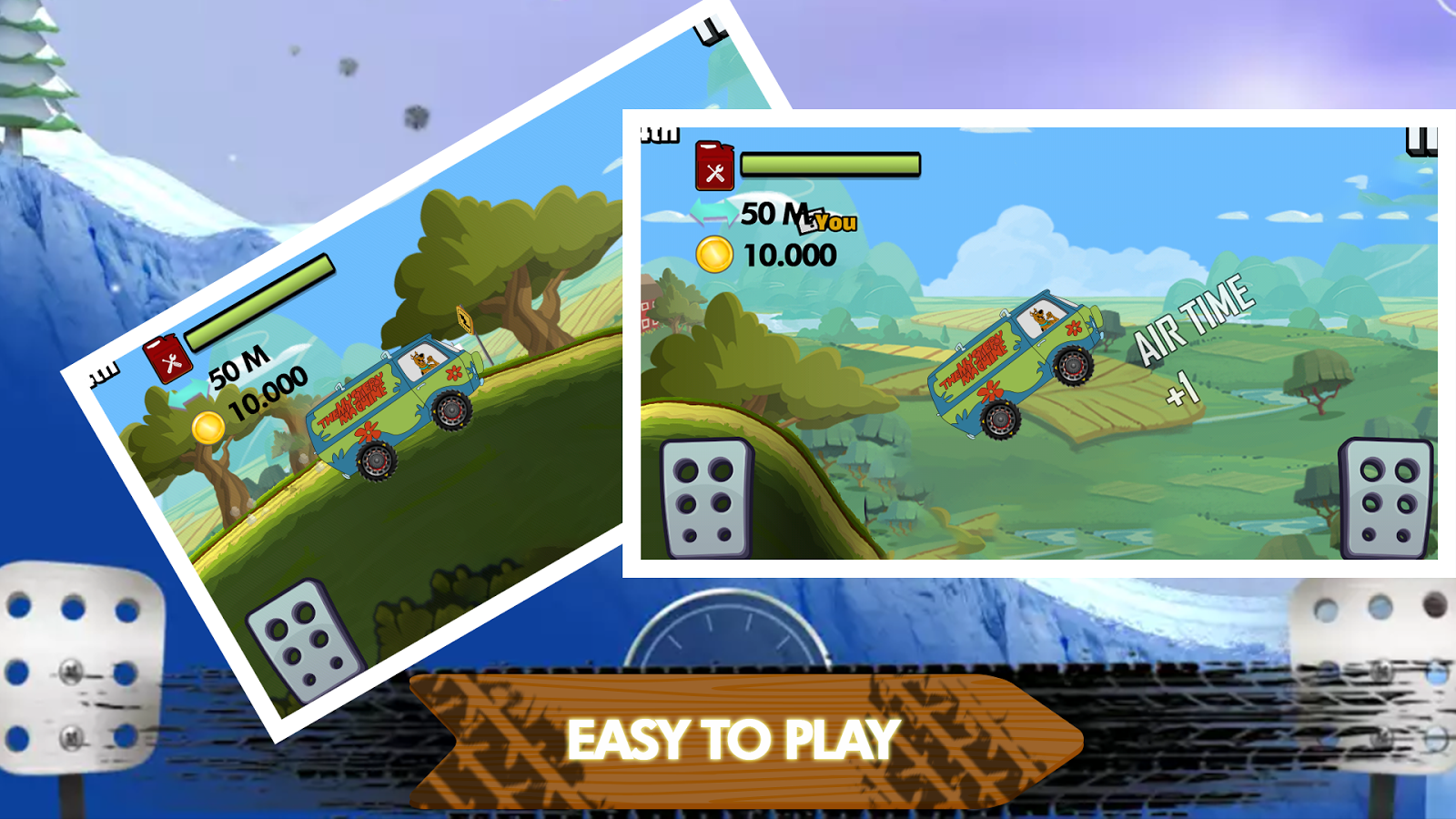 Scooby Hill Climb Junggle Adventure截图5