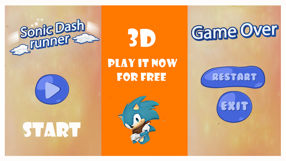 Sonic Dash runner 3D截图3