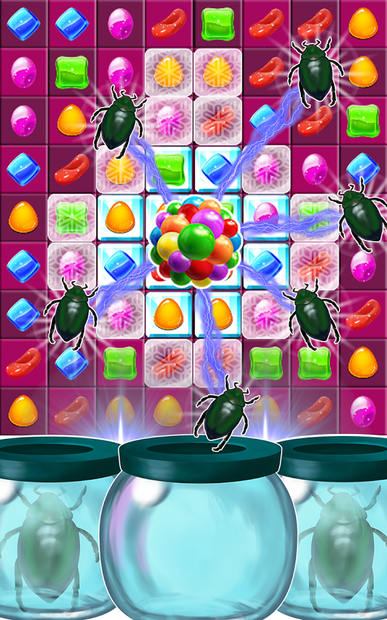 Sweet Candy Garden - Match 3 Game截图5