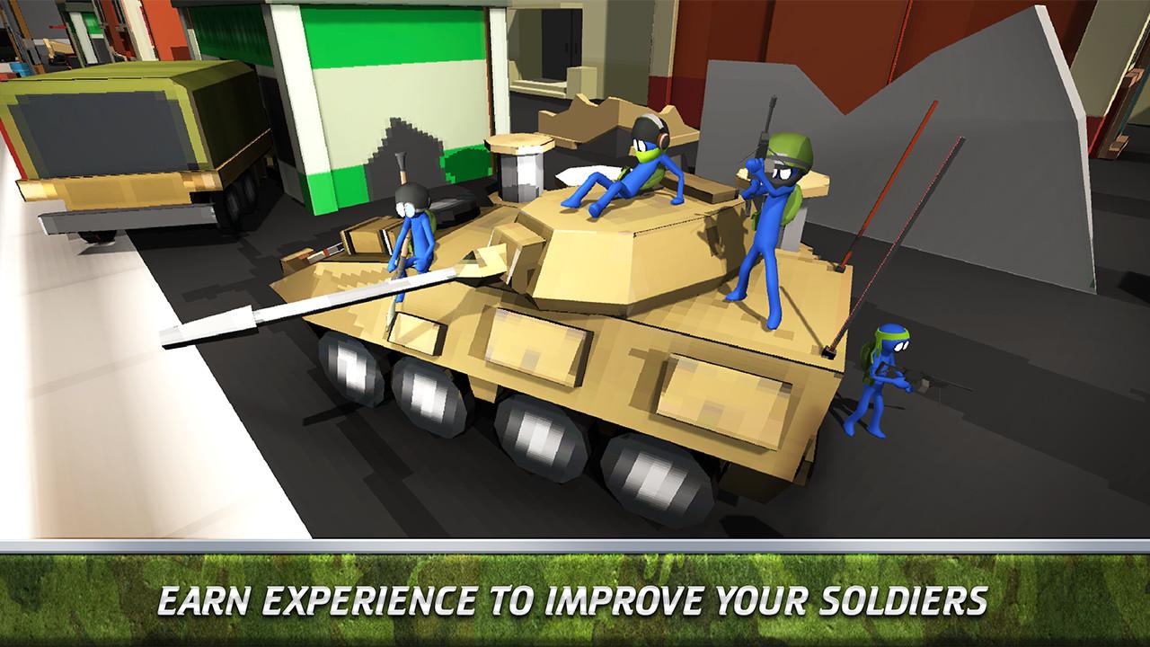 Sticked Man Tactical Battle 3D - Epic Warriors截图2