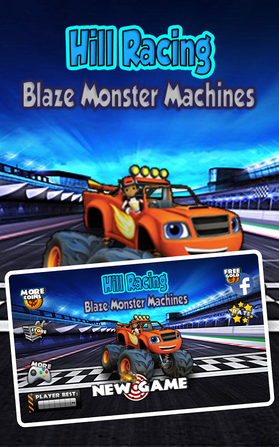 Hill Racing Blaze Monster Machines截图4