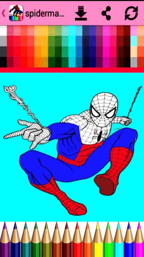 spiderman for coloring截图1