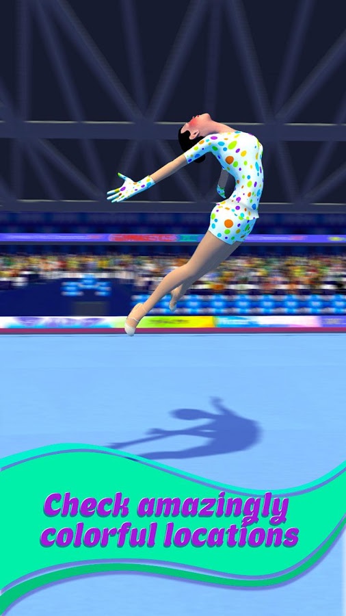 Gymnastics Simulator 3D - Girls Champions Contest截图1