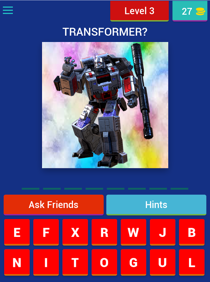 GUESS THE TRANSFORMERS截图1