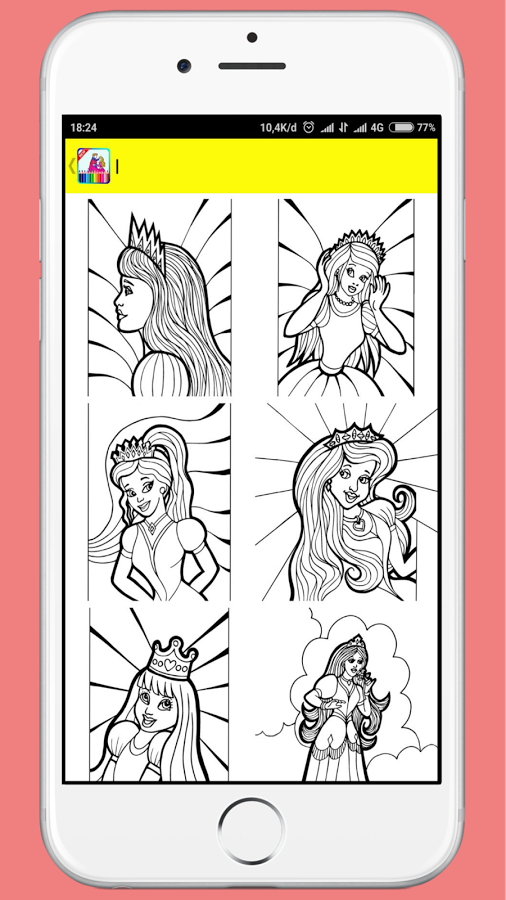 New Princess Coloring Book截图2