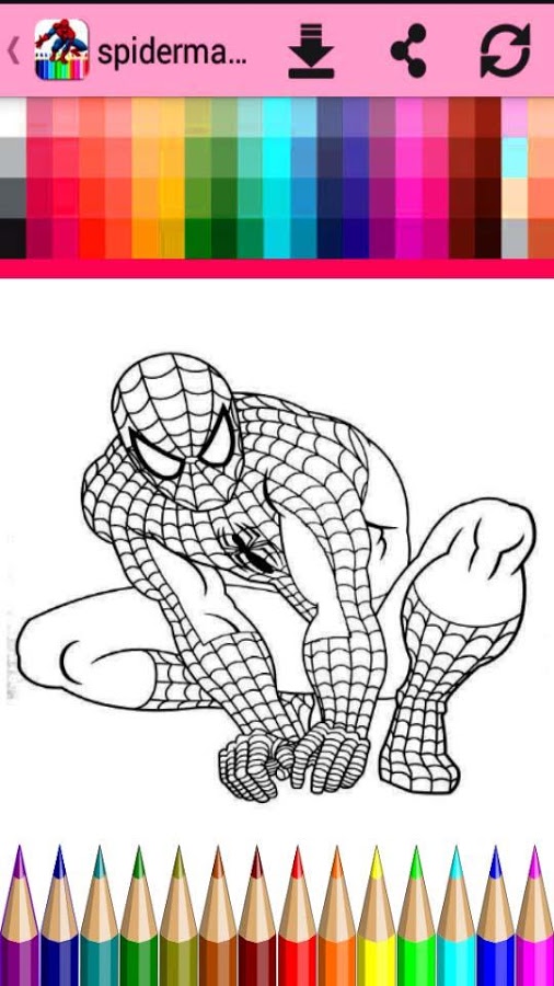 spiderman for coloring截图3