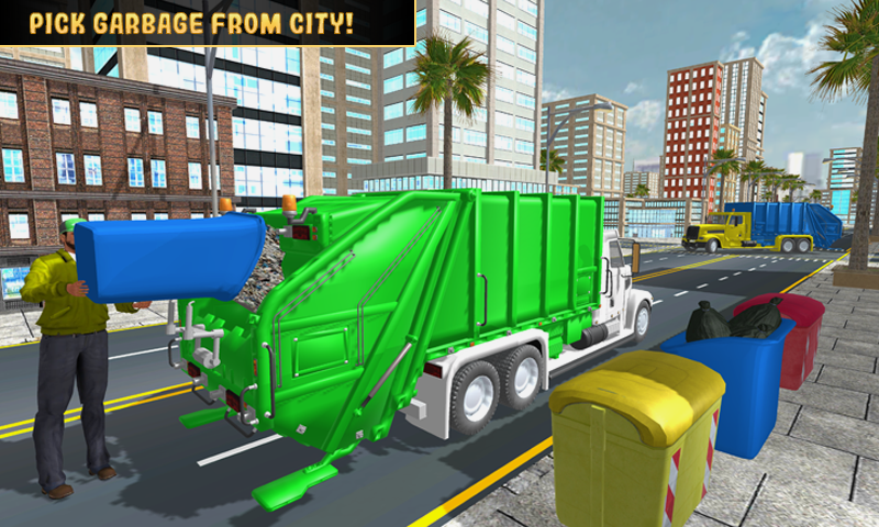 Trash Truck Simulator 2018截图4