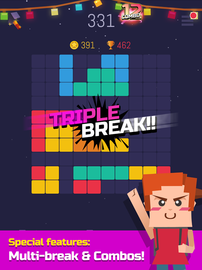 Blocksome: Block Puzzle Classic Mania截图4