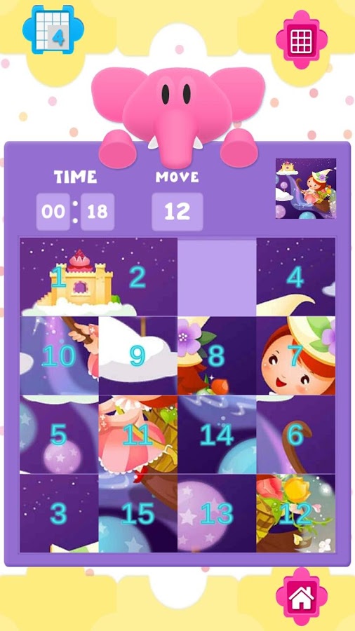 Slide Toon Puzzle截图1