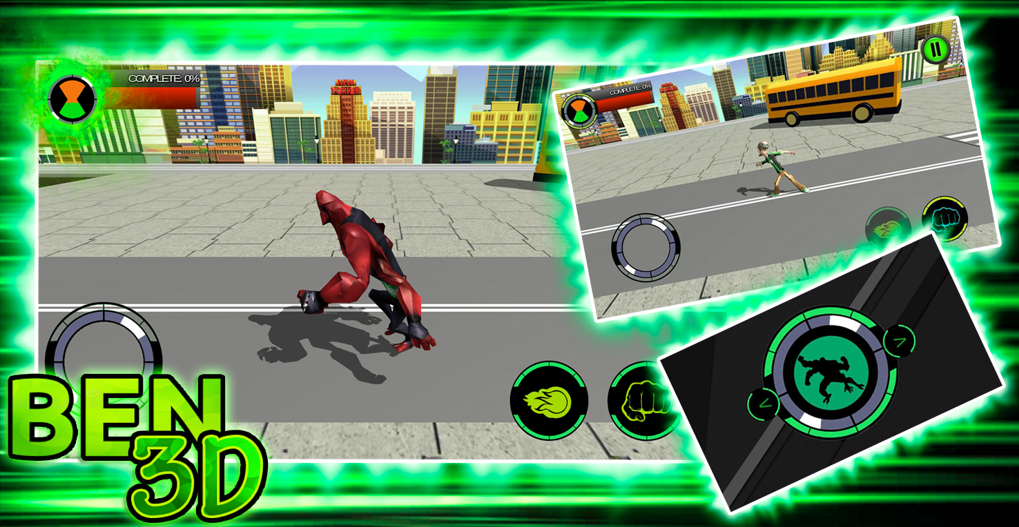 Ben Alien's Power 10 Force - 3D GAME截图1