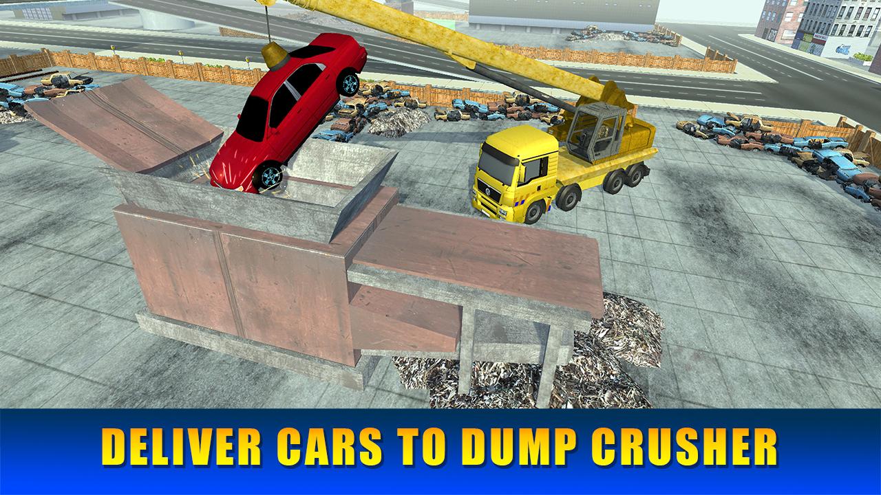 Car Crushing Junk Truck Sim 3D截图4