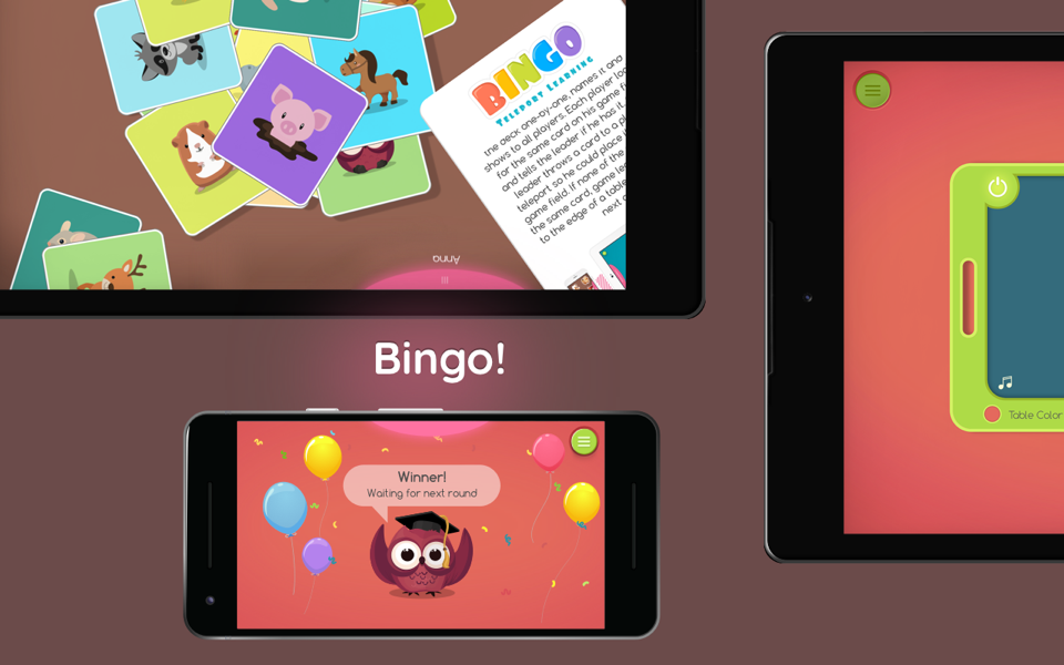 Teleport Learning - Bingo! cards game for kids截图3