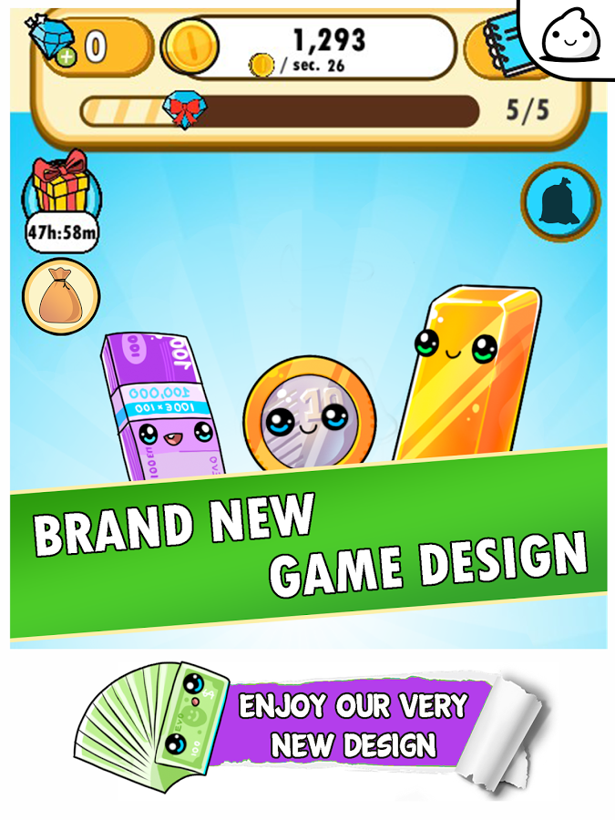 Money Evolution - Idle Cute Clicker Game Kawaii截图1