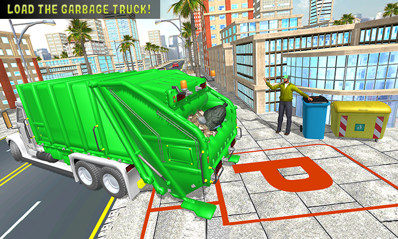 Trash Truck Simulator 2018截图2