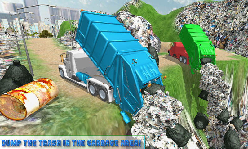 Trash Truck Simulator 2018截图3