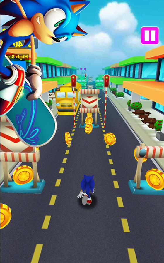 Sonic Hoverboard Dash截图4