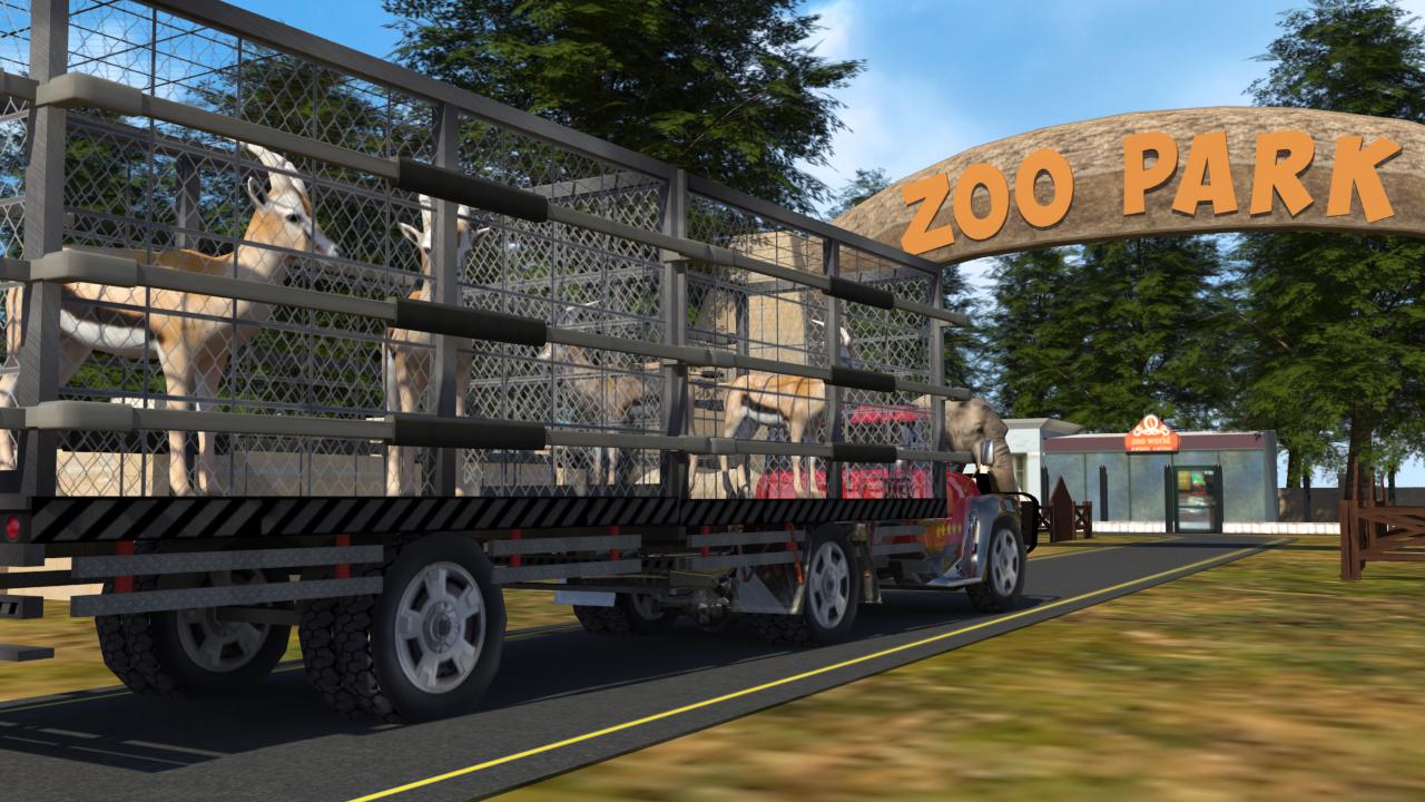 Zoo Transporter: Animal Truck Driving截图4