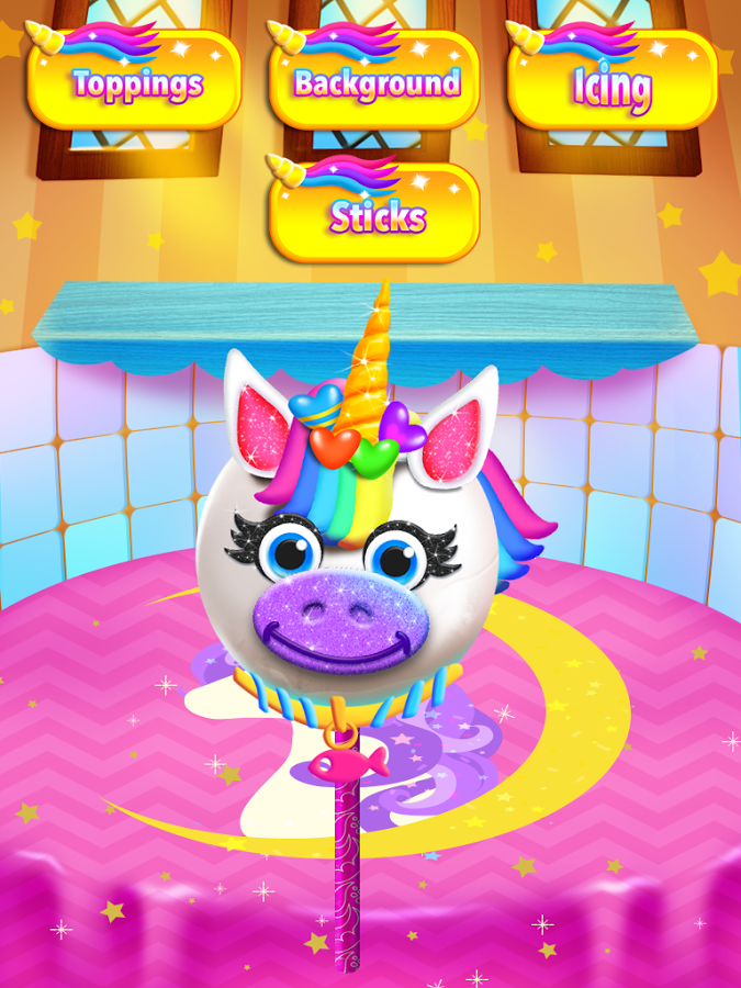 Unicorn Food - Rainbow Cake Pops Kids FREE截图3