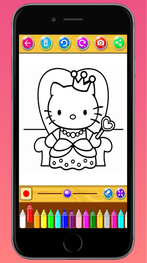 Coloring Book Hellow Kitty截图3