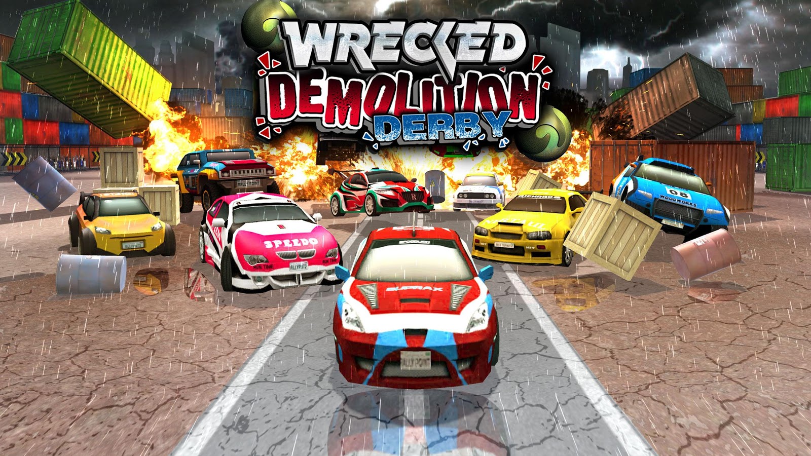 WRECKED DEMOLITION DERBY - FREE CAR GAMES截图1