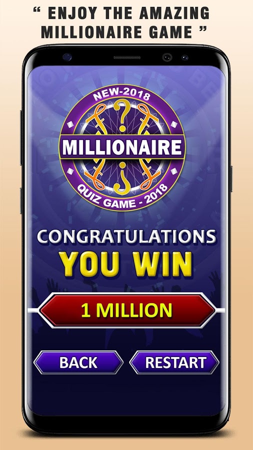 Millionaire 2018 Quiz - Who Wants to Be a Rich?截图1