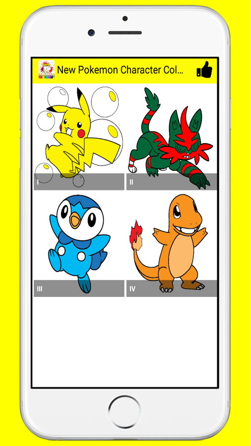 Pokemon Character Coloring Book for Children截图5