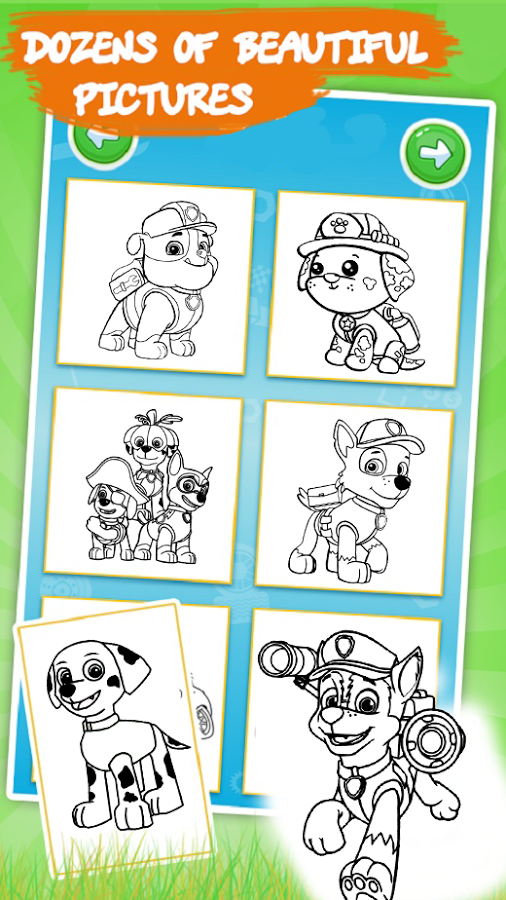 Patrol Coloring Book Game截图2