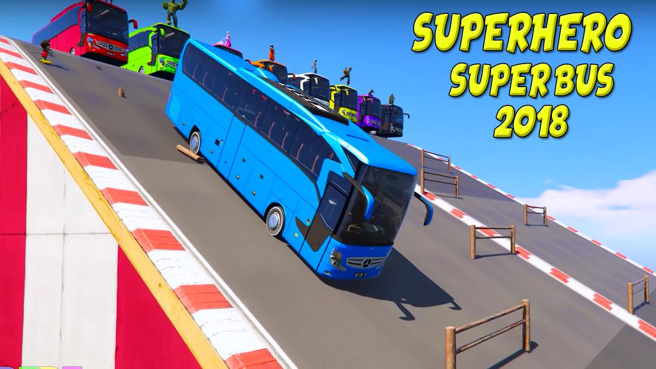 Superhero Super Bus Simulator 2018截图3