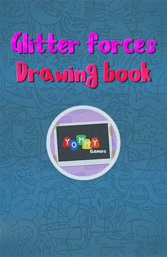 Glitterr Doki forces Drawing Book截图4