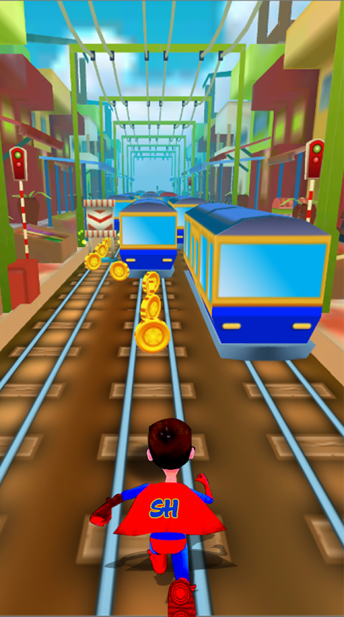 Super Hero Rail Rush Simulator截图1