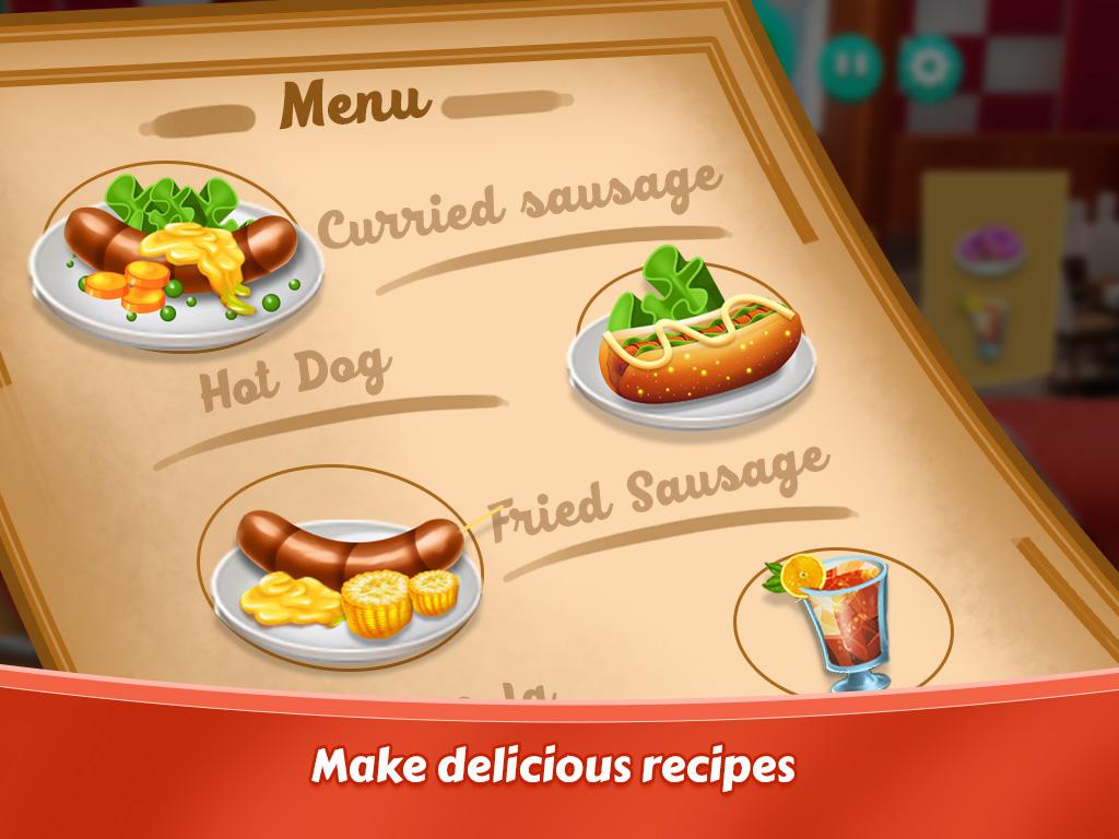 Sausage & BBQ Stand - Run Food Truck Cooking Game截图1